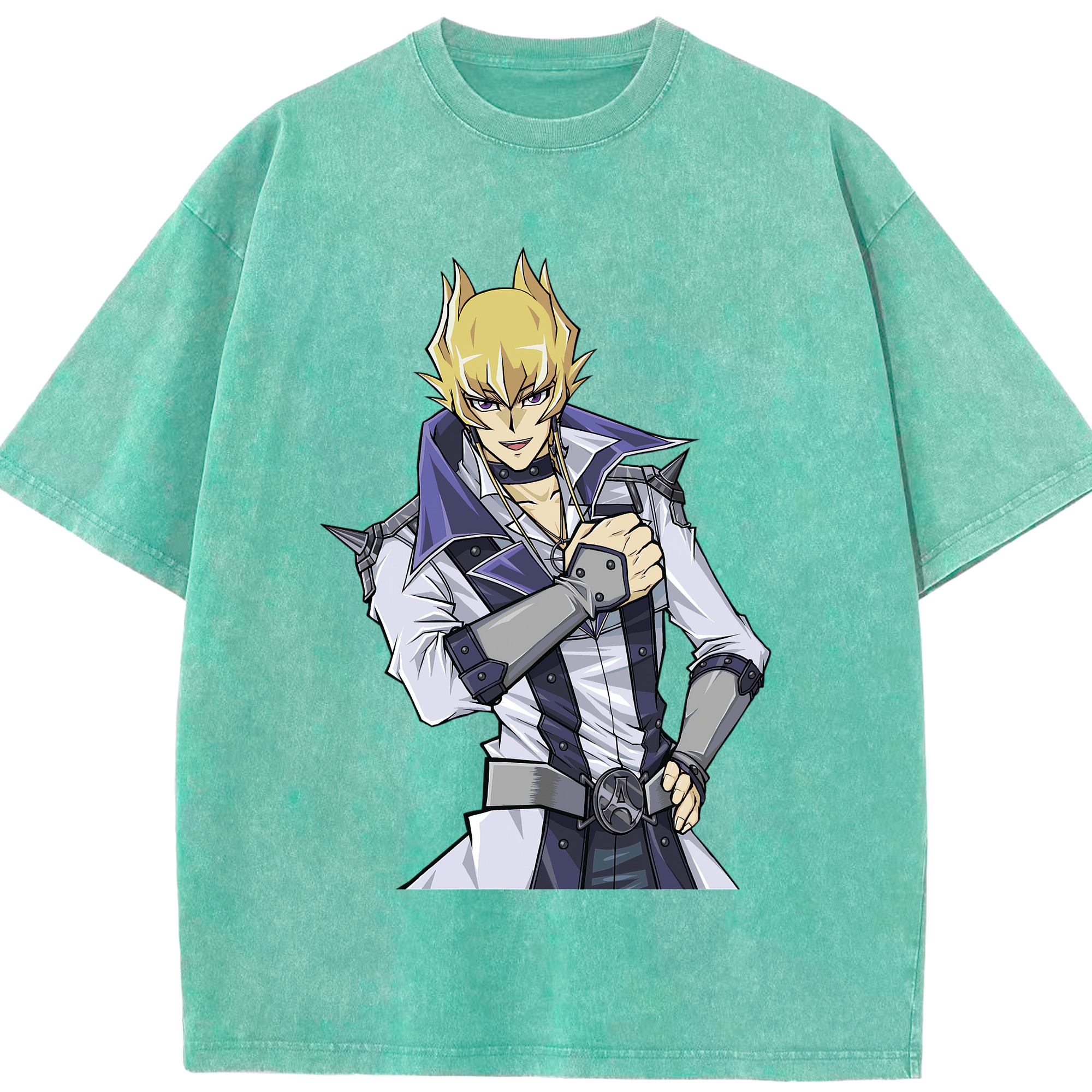 （画像用） 遊☆戯☆王 Yu-Gi-Oh! 綿100% ヴィンテージ風 半袖Tシャツ（フロントプリント）